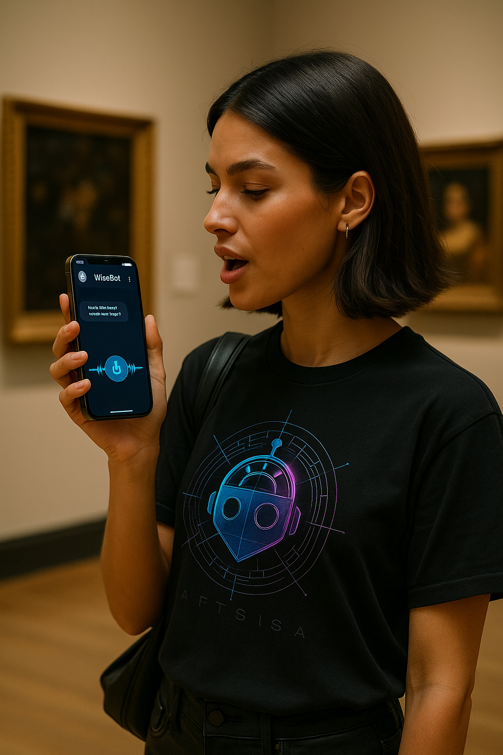 Visita de museo con guía de voz de WiseBot